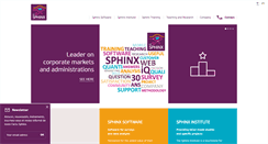 Desktop Screenshot of lesphinx-developpement.fr